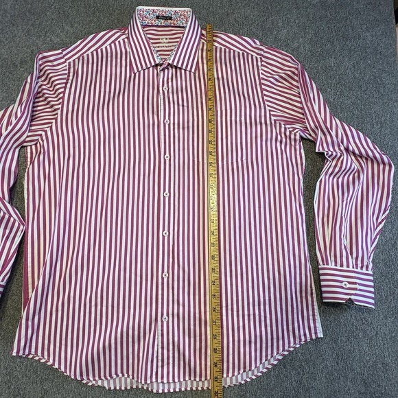 BUGATCHI Uomo Classic Fit Flip Cuff Button Up Shirt Men's XL Lot of 2 - Picture 8 of 16